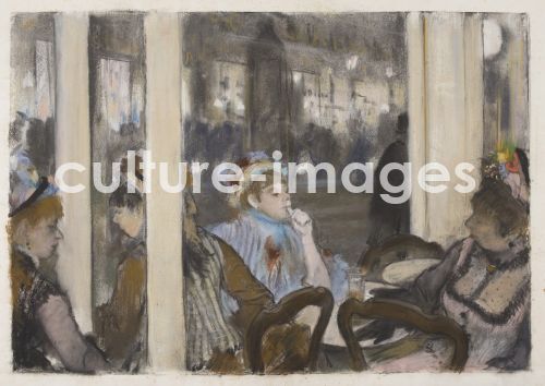 Edgar Degas, Frauen auf einer Café-Terrasse. Abend