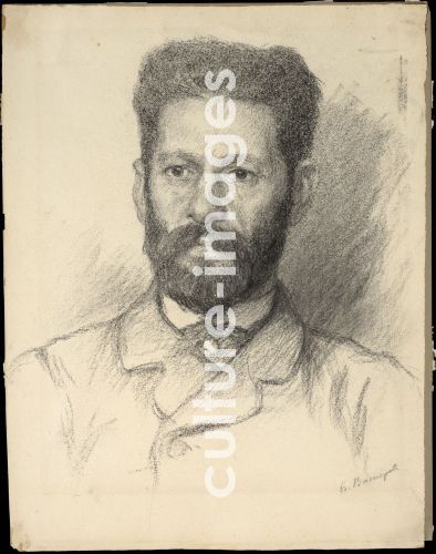 Viktor Michailowitsch Wasnezow, Porträt von Bildhauer Mark Matwejewitsch Antokolski (1843-1902)