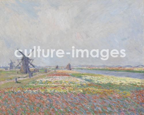 Claude Monet, Tulpenfelder in der Nähe von Den Haag Claude Monet, Tulpenfelder in der Nähe von Den Haag
