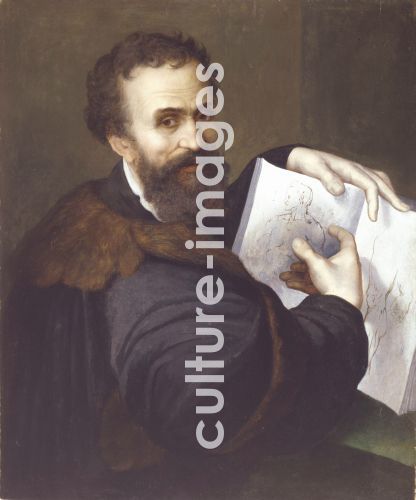 Sebastiano del Piombo, Porträt von Michelangelo Buonarroti