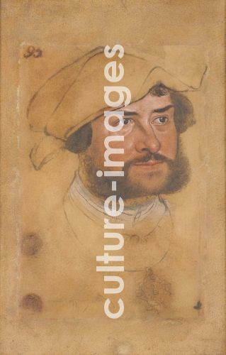 Lucas Cranach der Jüngere, Cranach, Lucas, der Jüngere (1515-1586), Porträt von Herzog Ernst I. von Braunschweig-Lüneburg (1497-1546), genannt der Bekenner, Tempera und Pastell auf Karton, Renaissance, um 1540, Deutschland, Musée des Beaux-Arts, Reims.