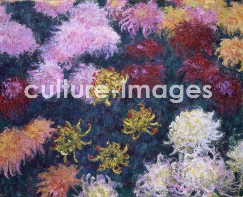 Claude Monet, Massif de chrysanthèmes (Chrysanthemenbeet) Claude Monet, Massif de chrysanthèmes (Chrysanthemenbeet)