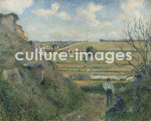 Camille Pissarro, Landschaft, Bazincourt Camille Pissarro, Landschaft, Bazincourt
