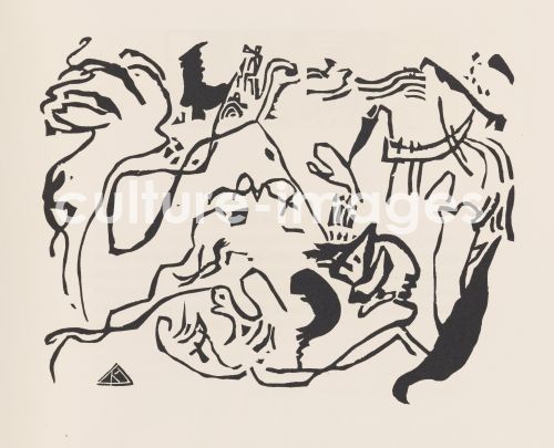 Wassily Wassiljewitsch Kandinsky, Jüngster Tag. Aus "Klänge" Wassily Wassiljewitsch Kandinsky, Jüngster Tag. Aus "Klänge"