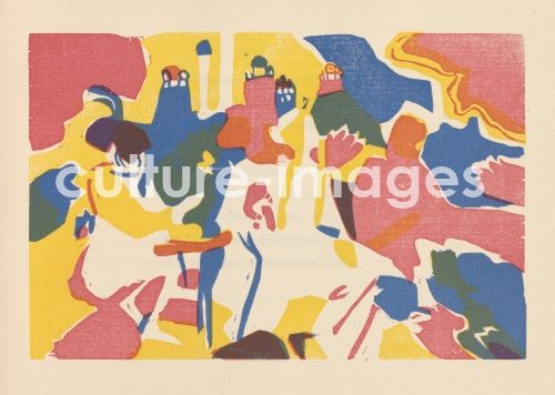 Wassily Wassiljewitsch Kandinsky, Orientalisches. Aus "Klänge" Wassily Wassiljewitsch Kandinsky, Orientalisches. Aus "Klänge"