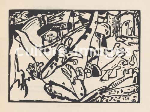 Wassily Wassiljewitsch Kandinsky, Komposition II. Aus "Klänge" Wassily Wassiljewitsch Kandinsky, Komposition II. Aus "Klänge"