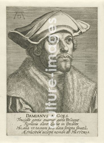 Philipp Galle, Porträt von Damião de Góis (1502-1574) nach Albrecht Dürer