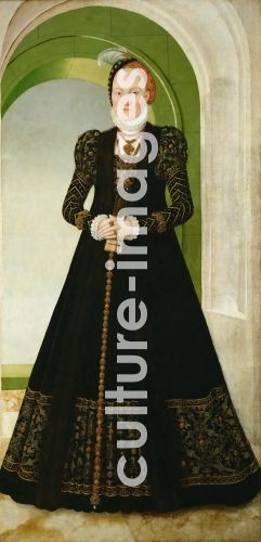 Lucas Cranach der Jüngere, Anna von Dänemark (1532-1585), Kurfürstin von Sachsen