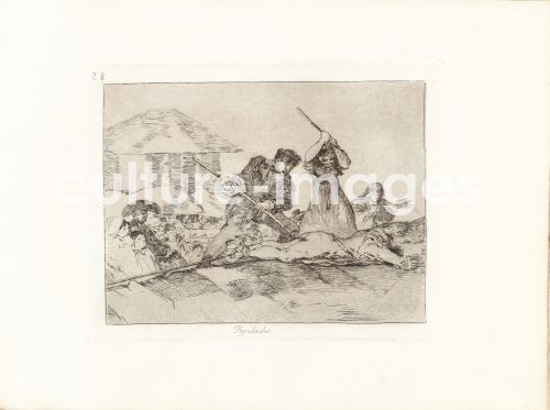 Franciscode Goya, Los Desastres de la Guerra (Die Schrecken des Krieges), Blatt 28. Populacho (Pöbel)