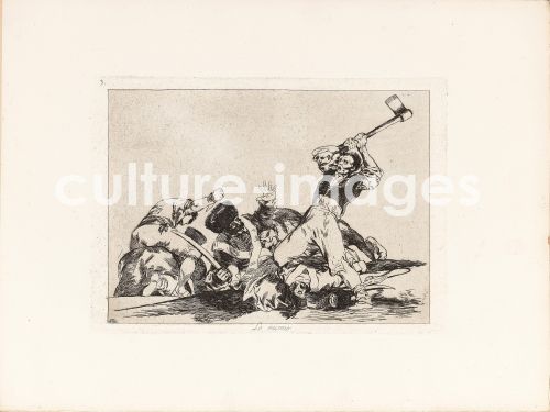 Franciscode Goya, Los Desastres de la Guerra (Die Schrecken des Krieges), Blatt 3. Lo mismo (Das Gleiche)