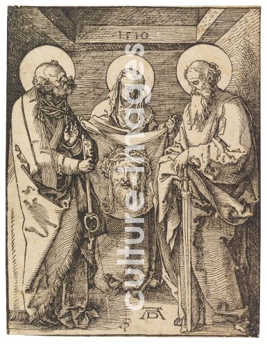 Albrecht Dürer, Heilige Veronika zwischen Heiligen Peter und Paul