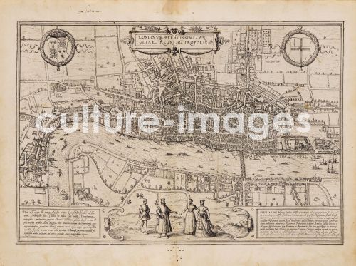 Georg Braun, London. Aus Civitates orbis terrarum Georg Braun, London. Aus Civitates orbis terrarum