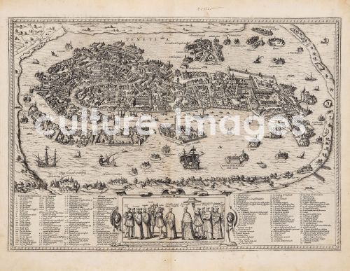 Georg Braun, Venedig. Aus Civitates orbis terrarum Georg Braun, Venedig. Aus Civitates orbis terrarum