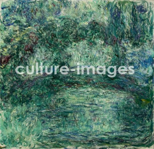 Claude Monet, Japanische Brücke über den Seerosenteich in Giverny Claude Monet, Japanische Brücke über den Seerosenteich in Giverny