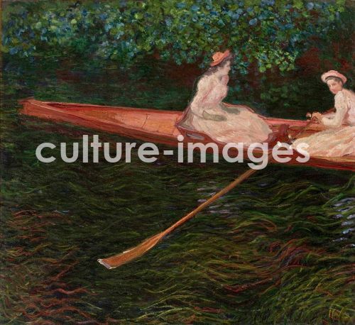 Claude Monet, Kanufahrt auf der Epte Claude Monet, Kanufahrt auf der Epte