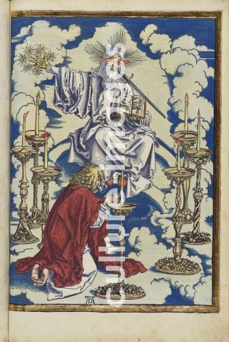 Albrecht Dürer, Die Leuchtervision des Johannes. Aus der Apokalypse (Offenbarung des Johannes)
