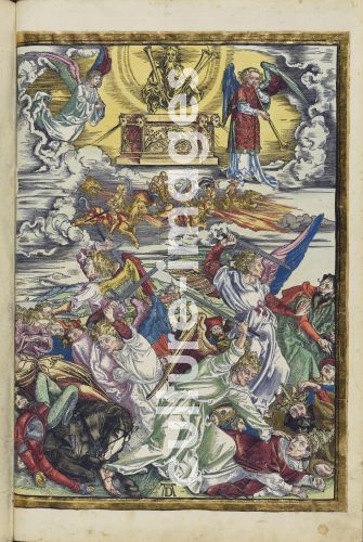 Albrecht Dürer, Die sechste Posaune: Die vier Racheengel und das reitende Heer. Aus der Apokalypse (Offenbarung des Johannes)