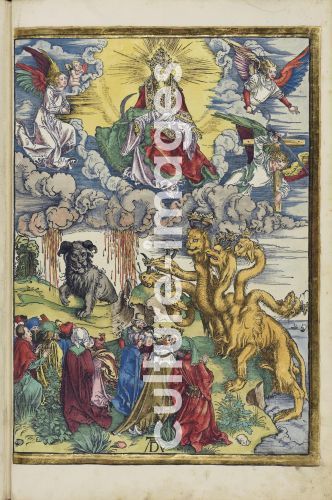 Albrecht Dürer, Das Tier aus dem Meer und das Tier aus der Erde. Aus der Apokalypse (Offenbarung des Johannes)