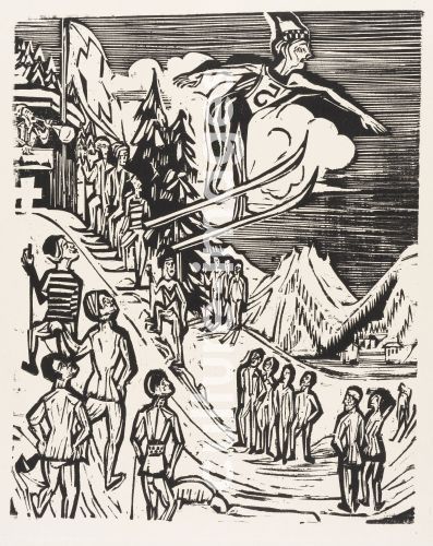 Ernst Ludwig Kirchner, Skisprung