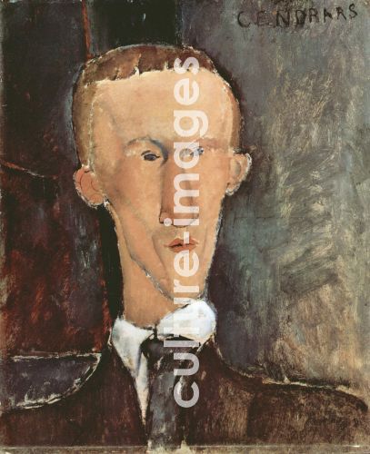 Amedeo Modigliani, Porträt von Blaise Cendrars Amedeo Modigliani, Porträt von Blaise Cendrars