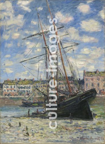 Claude Monet, Boot liegt bei Ebbe Claude Monet, Boot liegt bei Ebbe