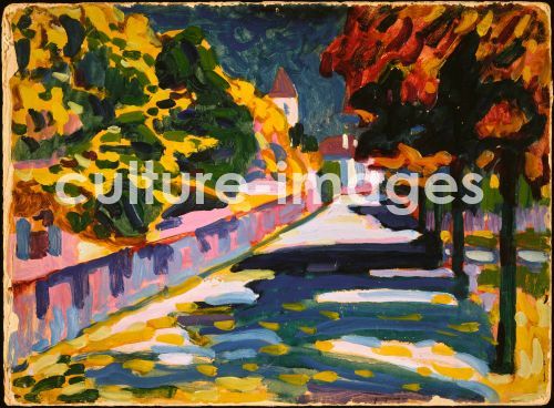 Wassily Wassiljewitsch Kandinsky, Herbst in Bayern Wassily Wassiljewitsch Kandinsky, Herbst in Bayern