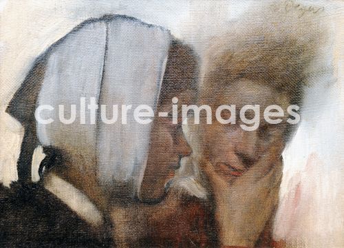 Edgar Degas, Degas, Edgar (1834-1917), Wäscherinnen, Öl auf Leinwand, Impressionismus, um 1872, Frankreich, Musée d