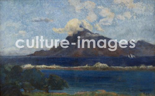 Paul Gauguin, Gauguin, Paul Eugéne Henri (1848-1903), Paysage de Te Vaa, Öl auf Leinwand, Postimpressionismus, 1896, Frankreich, Musée d