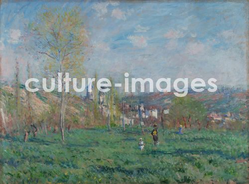 Claude Monet, Monet, Claude (1840-1926), Frühling in Vétheuil, Öl auf Leinwand, Impressionismus, 1880, Frankreich, Museum Boijmans Van Beuningen, Rotterdam.