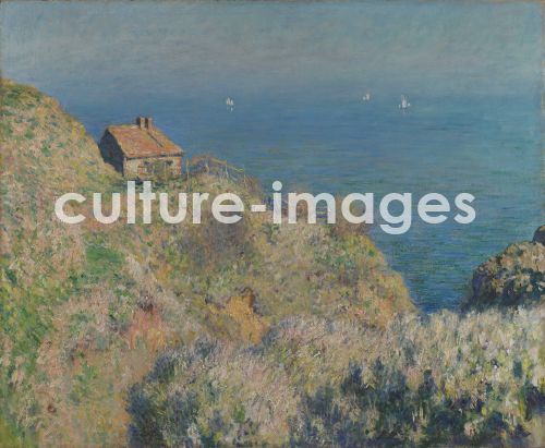 Claude Monet, Monet, Claude (1840-1926), Das Fischerhaus, Varengeville, Öl auf Leinwand, Impressionismus, 1882, Frankreich, Museum Boijmans Van Beuningen, Rotterdam.