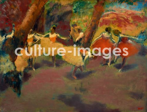 Edgar Degas, Degas, Edgar (1834-1917), Vor der Vorstellung, Öl auf Papier, Impressionismus, um 1896-1899, Frankreich, National Gallery of Scotland, Edinburgh.