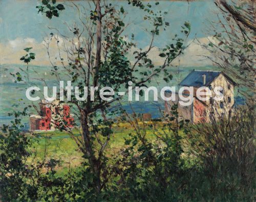 Gustave Caillebotte, Caillebotte, Gustave (1848-1894), Villas à Trouville, Öl auf Leinwand, Impressionismus, 1882, Frankreich, Fuji Art Museum, Tokyo. Gustave Caillebotte, Caillebotte, Gustave (1848-1894), Villas à Trouville, Öl auf Leinwand, Impressionismus, 1882, Frankreich, Fuji Art Museum, Tokyo.