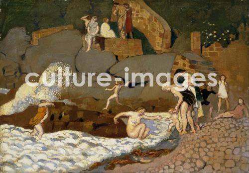 Maurice Denis, Denis, Maurice (1870-1943), Felsen von Trestrignel, Öl auf Leinwand, Fauvismus, 1920, Frankreich, Museum of Modern Art, Saitama. Maurice Denis, Denis, Maurice (1870-1943), Felsen von Trestrignel, Öl auf Leinwand, Fauvismus, 1920, Frankreich, Museum of Modern Art, Saitama.