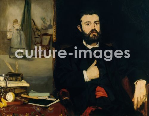 Édouard Manet, Manet, Édouard (1832-1883), Bildnis des Dichters Zacharie Astruc, Öl auf Leinwand, Impressionismus, 1866, Frankreich, Kunsthalle Bremen. Édouard Manet, Manet, Édouard (1832-1883), Bildnis des Dichters Zacharie Astruc, Öl auf Leinwand, Impressionismus, 1866, Frankreich, Kunsthalle Bremen.