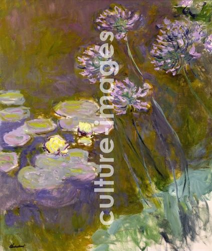 Claude Monet, Seerosen und Agapanthus Claude Monet, Seerosen und Agapanthus