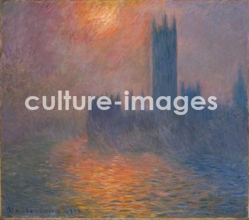 Claude Monet, Parlamentsgebäude. Sonnenuntergang Claude Monet, Parlamentsgebäude. Sonnenuntergang
