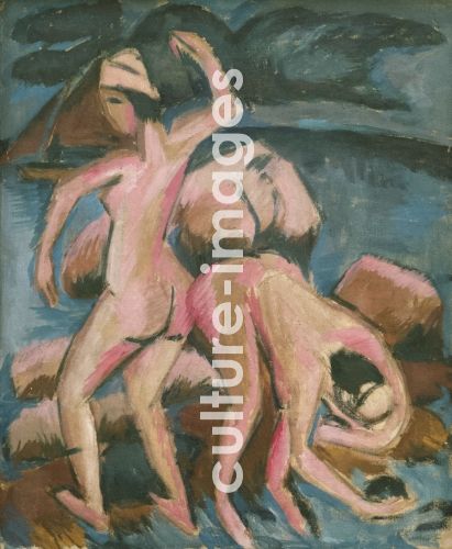 Ernst Ludwig Kirchner, Zwei Badende (Fehmarn)
