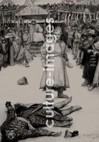 Viktor Michailowitsch Wasnezow, Illustration für "Das Lied über den Kaufmann Kalaschnikow" von M. Lermontow Viktor Michailowitsch Wasnezow, Illustration für "Das Lied über den Kaufmann Kalaschnikow" von M. Lermontow