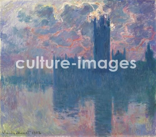 Claude Monet, Le Parlement, soleil couchant (Parlamentsgebäude, Sonnenuntergang) Claude Monet, Le Parlement, soleil couchant (Parlamentsgebäude, Sonnenuntergang)