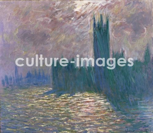 Claude Monet, London, Parlament, Reflexionen auf der Themse Claude Monet, London, Parlament, Reflexionen auf der Themse