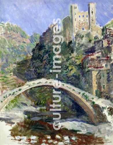 Claude Monet, Die Burg von Dolceacqua Claude Monet, Die Burg von Dolceacqua