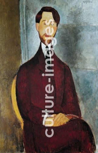 Amedeo Modigliani, Porträt von Léopold Zborowski (1889-1932) Amedeo Modigliani, Porträt von Léopold Zborowski (1889-1932)