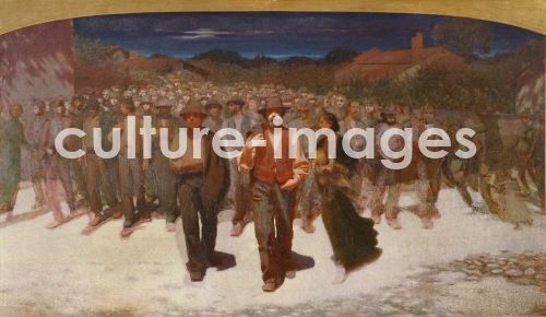Giuseppe Pellizza da Volpedo, Der Menschenstrom (La Fiumana) Giuseppe Pellizza da Volpedo, Der Menschenstrom (La Fiumana)