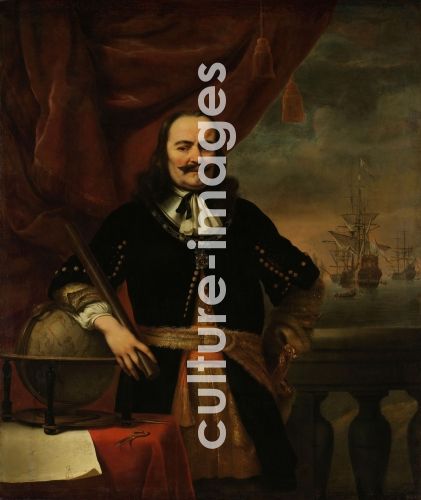 Ferdinand Bol, Porträt von Admiral Michiel Adriaenszoon de Ruyter (1607-1676) Ferdinand Bol, Porträt von Admiral Michiel Adriaenszoon de Ruyter (1607-1676)