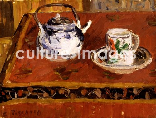 Camille Pissarro, Nature morte, tasse et théière
