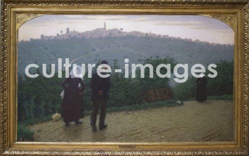 Angelo Morbelli, Sonntagsmorgen (Erste Messe) Angelo Morbelli, Sonntagsmorgen (Erste Messe)