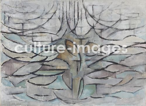 Piet Mondrian, Blühender Apfelbaum