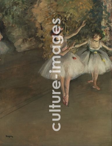 Edgar Degas, Zwei Tänzerinnen auf der Bühne
