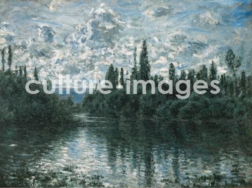 Claude Monet, Nebenarm der Seine bei Vétheuil Claude Monet, Nebenarm der Seine bei Vétheuil