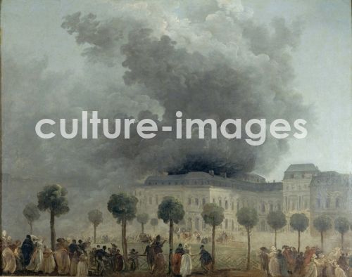 Hubert Robert, Der Brand der Oper im Palais Royal am 8. Juni 1781
